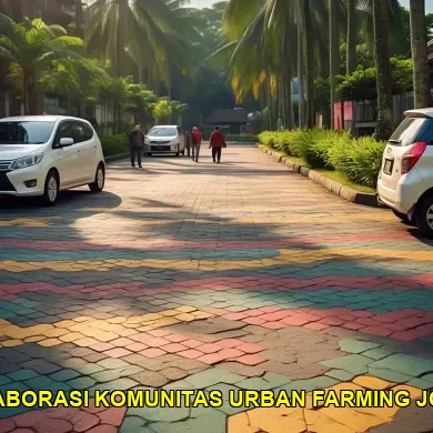 Transformasi Jogja Kolaborasi Urban Farming dan Conblock Tahan Air